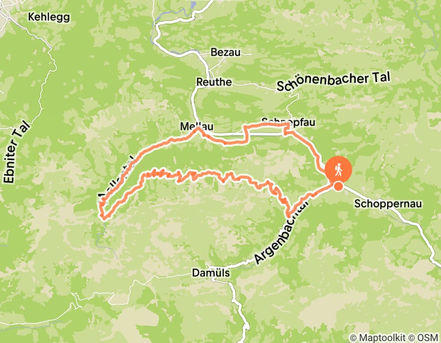 Karte der Tour
