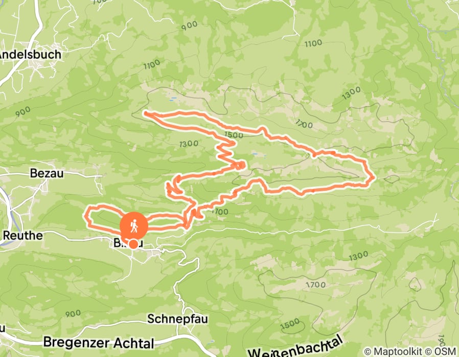 Karte der Tour
