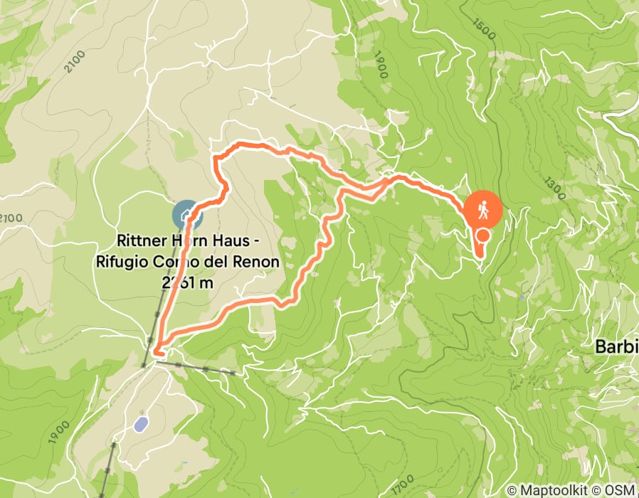 Karte der Tour
