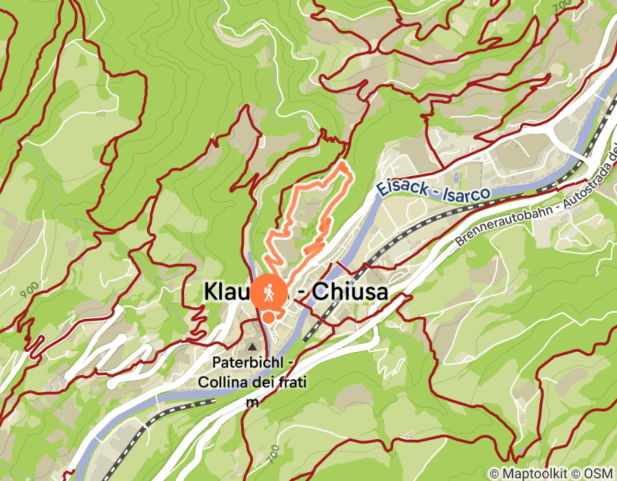 Karte der Tour