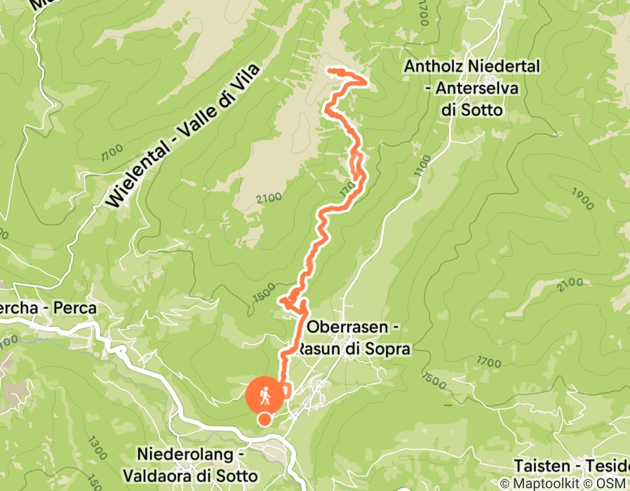 Karte der Tour