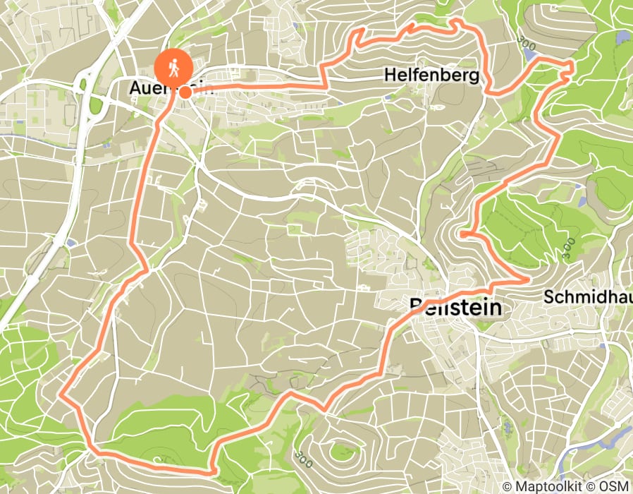Karte der Tour