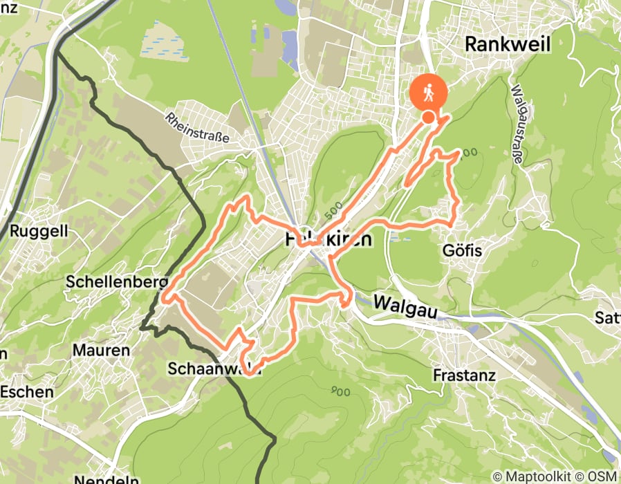 Karte der Tour