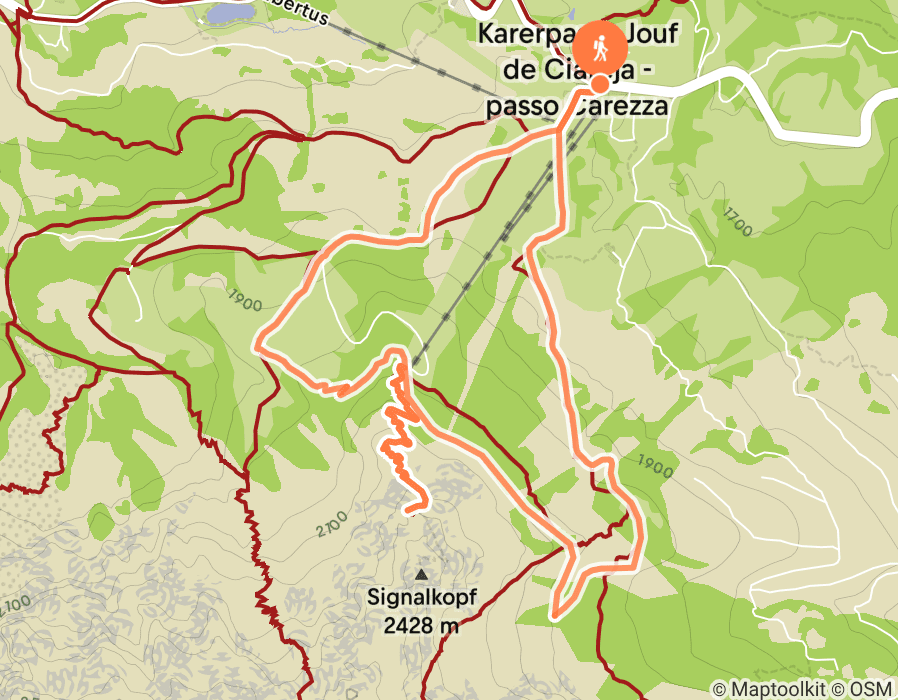 Karte der Tour