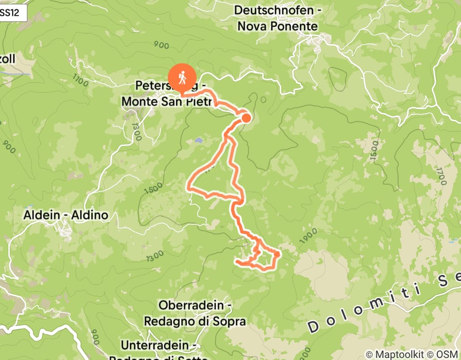 Karte der Tour