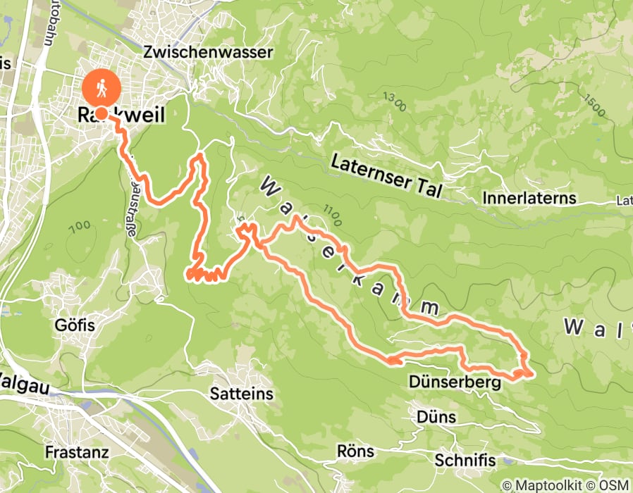Karte der Tour