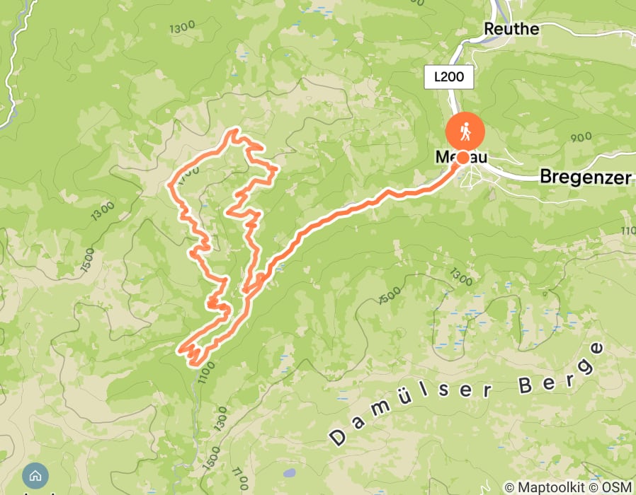 Karte der Tour