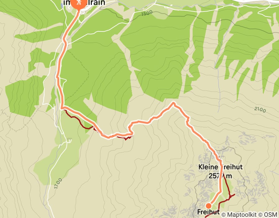 Karte der Tour