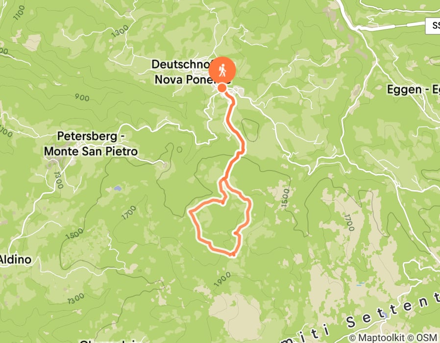 Karte der Tour