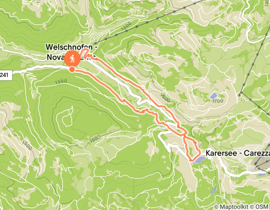 Karte der Tour