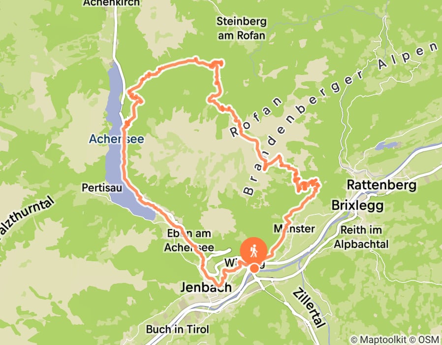 Karte der Tour