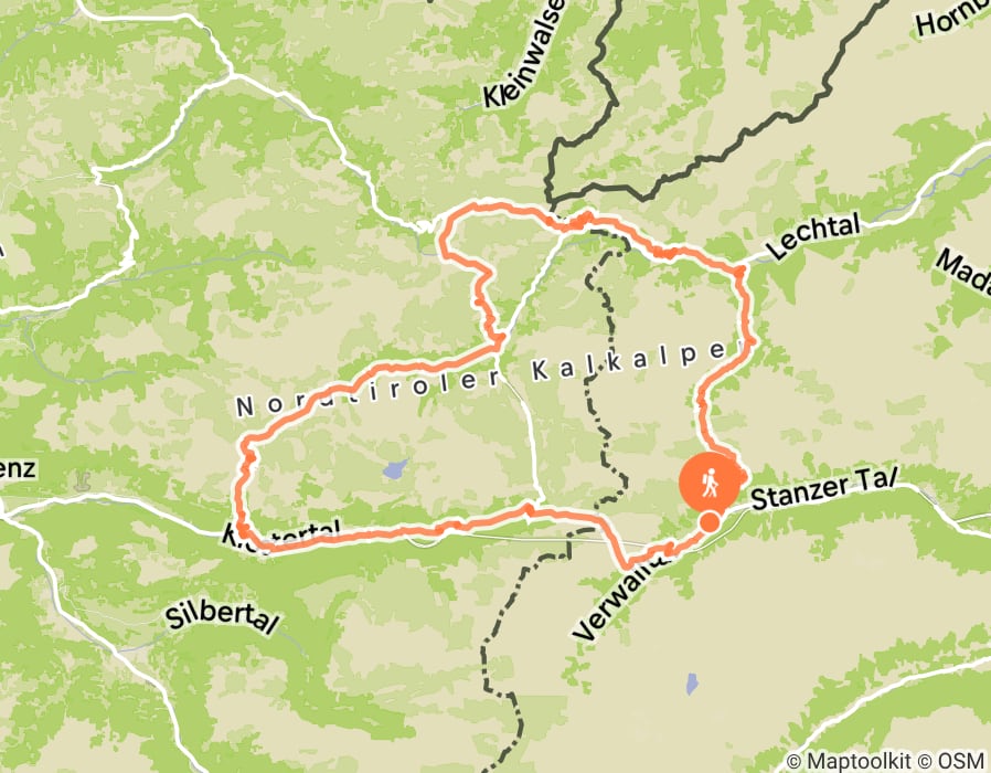 Karte der Tour