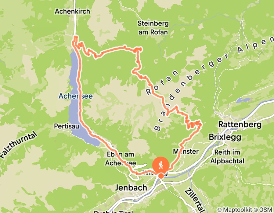 Karte der Tour