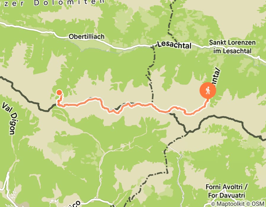 Karte der Tour