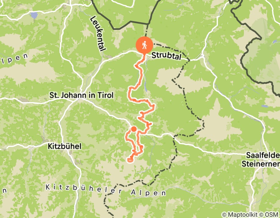 Karte der Tour