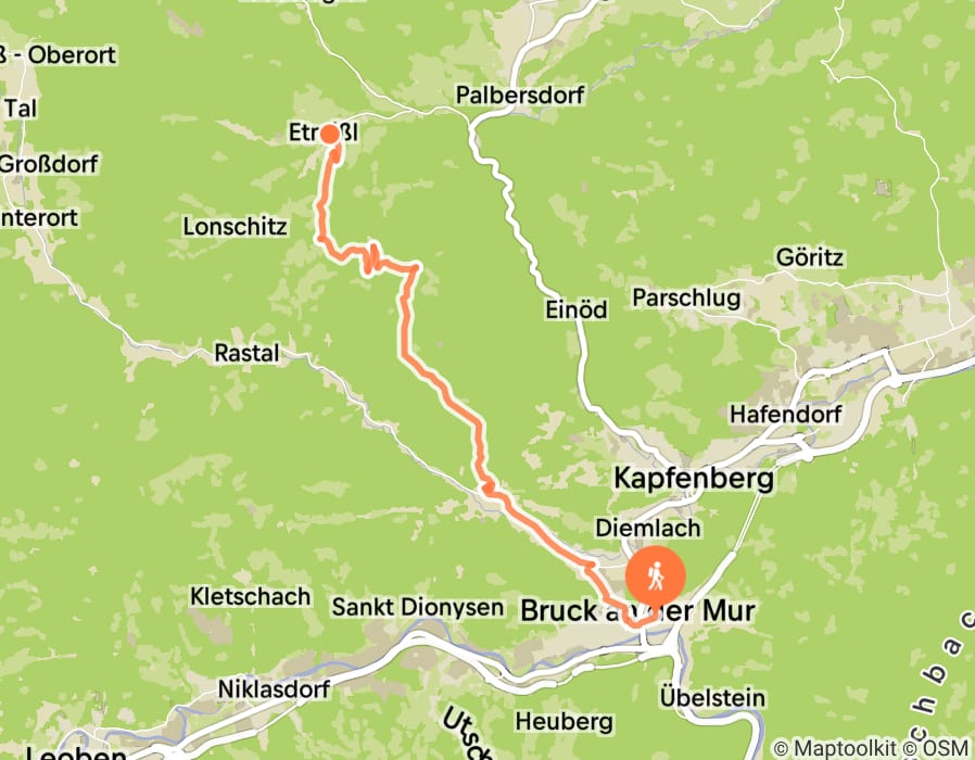 Karte der Tour
