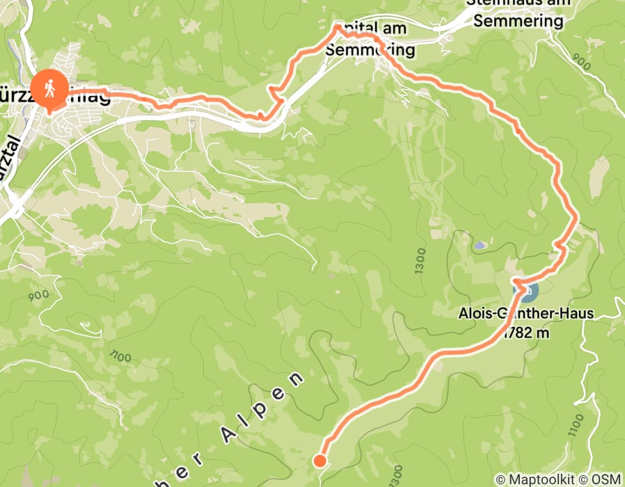Karte der Tour