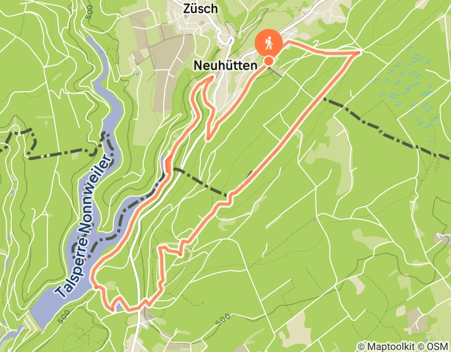 Karte der Tour