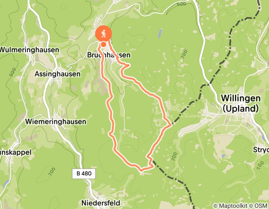 Karte der Tour