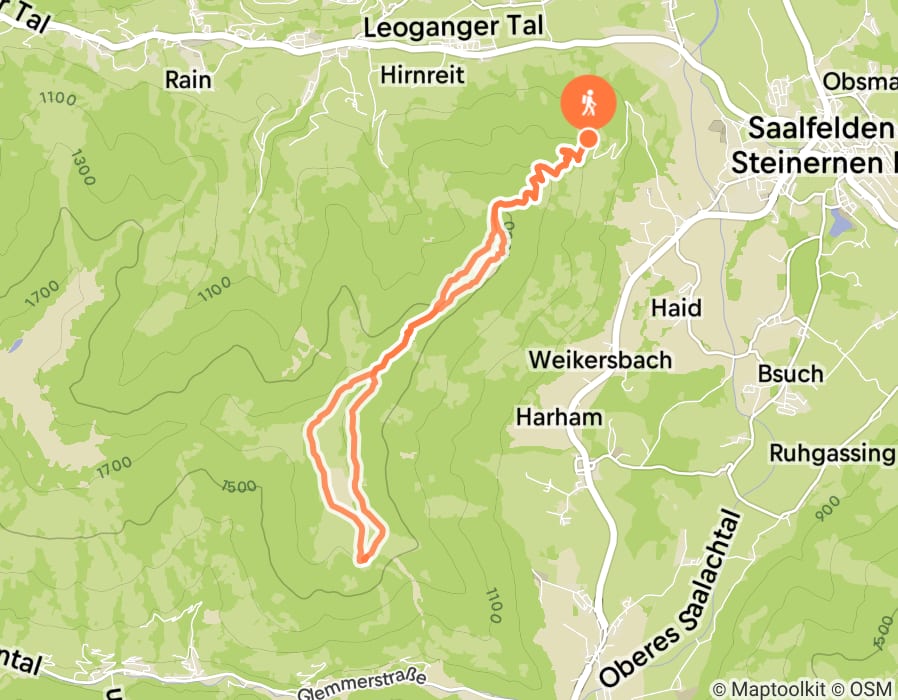 Karte der Tour