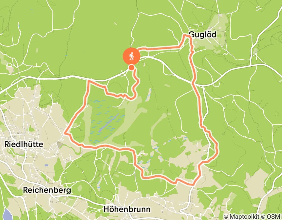 Karte der Tour