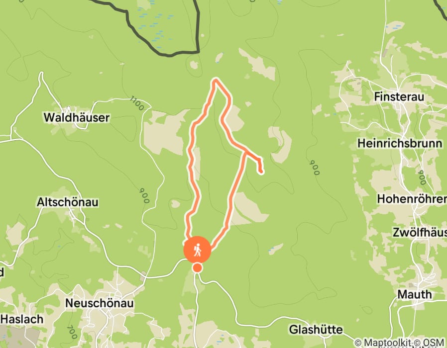 Karte der Tour