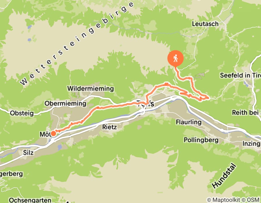 Karte der Tour