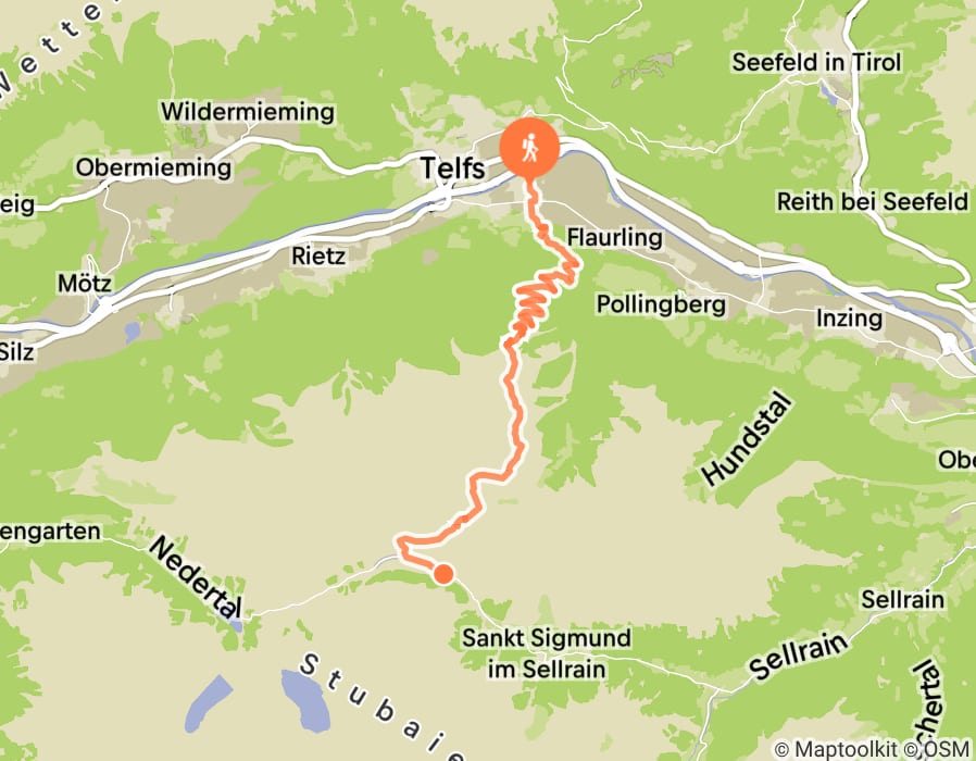 Karte der Tour