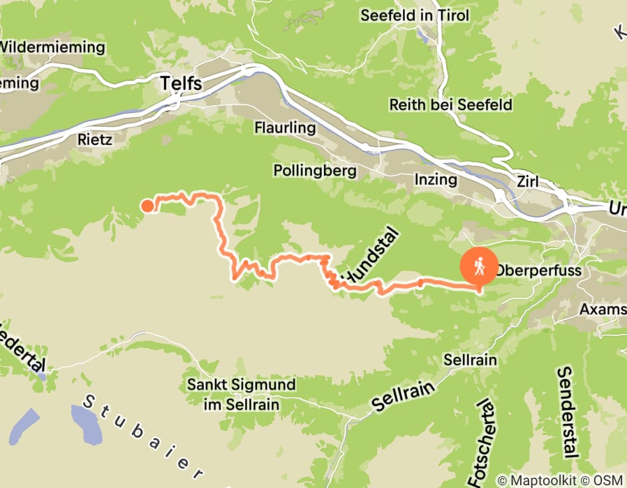 Karte der Tour