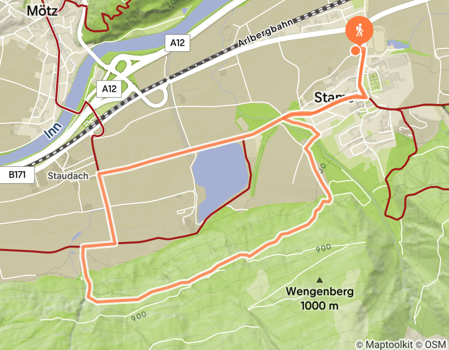 Karte der Tour