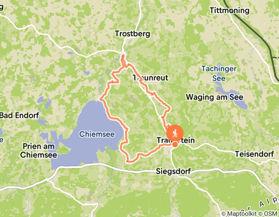 Karte der Tour