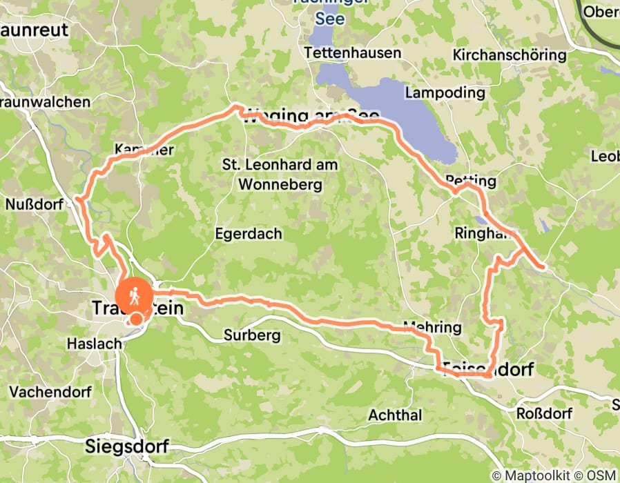 Karte der Tour