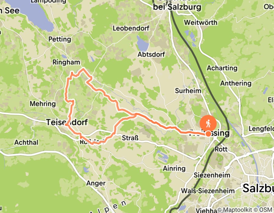 Karte der Tour