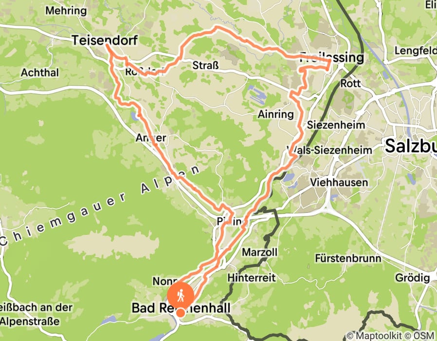 Karte der Tour