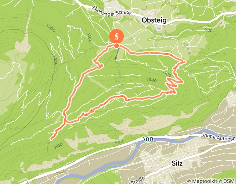 Karte der Tour