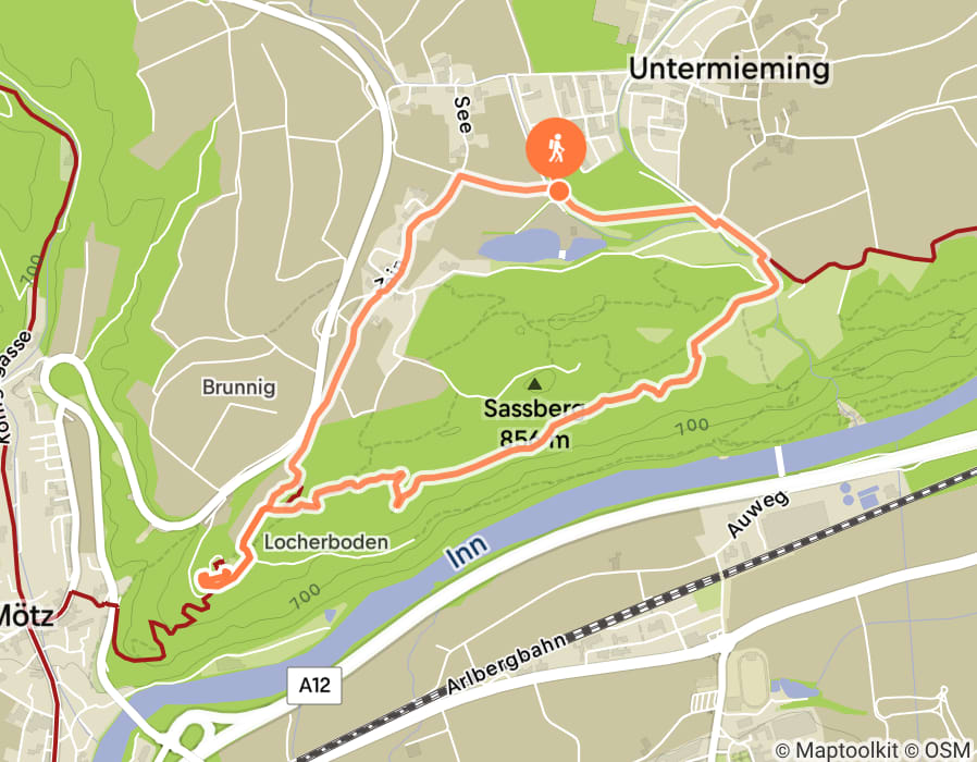 Karte der Tour