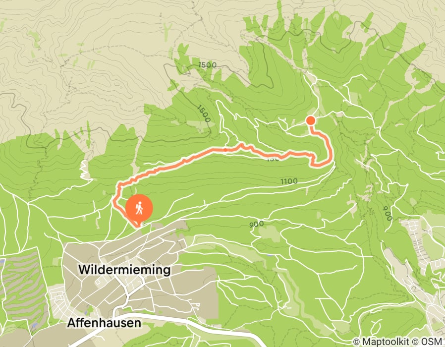 Karte der Tour