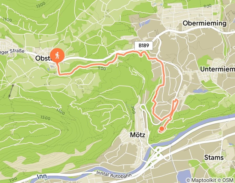 Karte der Tour