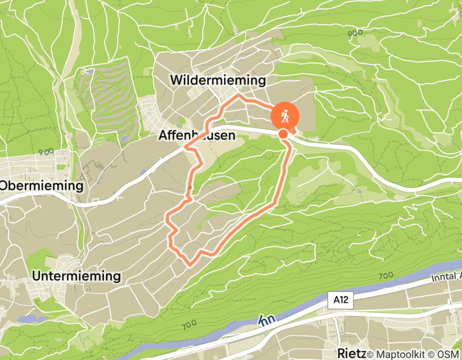 Karte der Tour