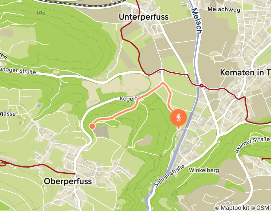 Karte der Tour