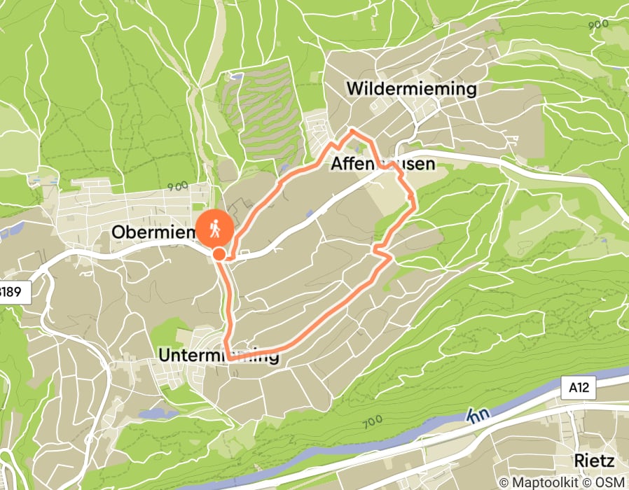 Karte der Tour