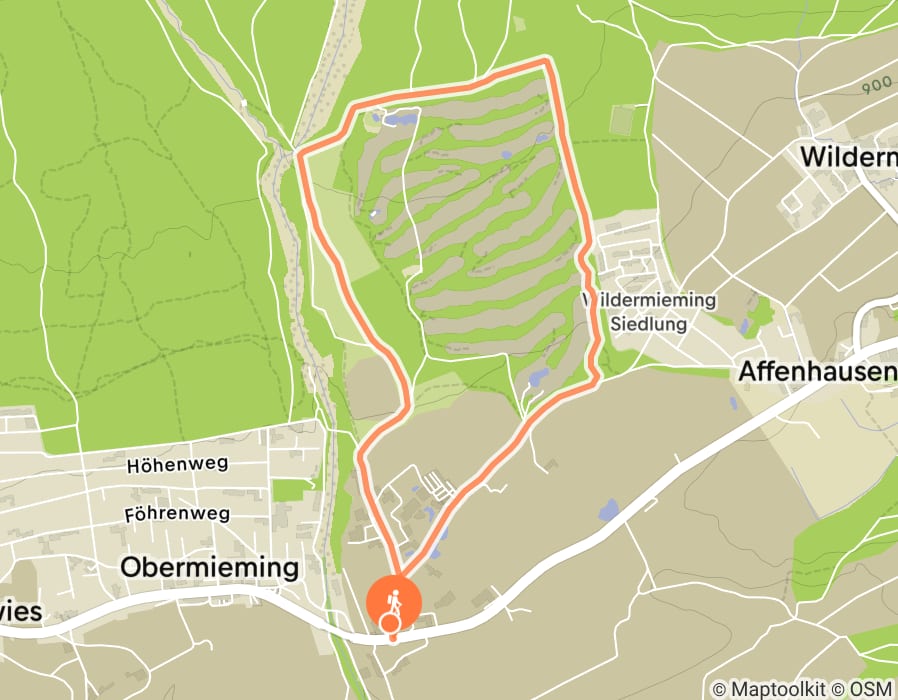 Karte der Tour