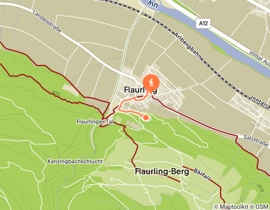 Karte der Tour