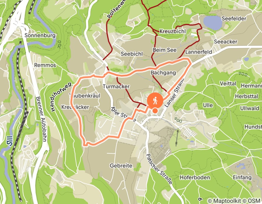 Karte der Tour
