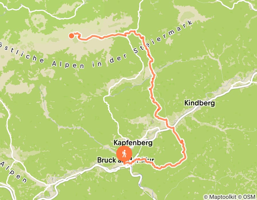 Karte der Tour