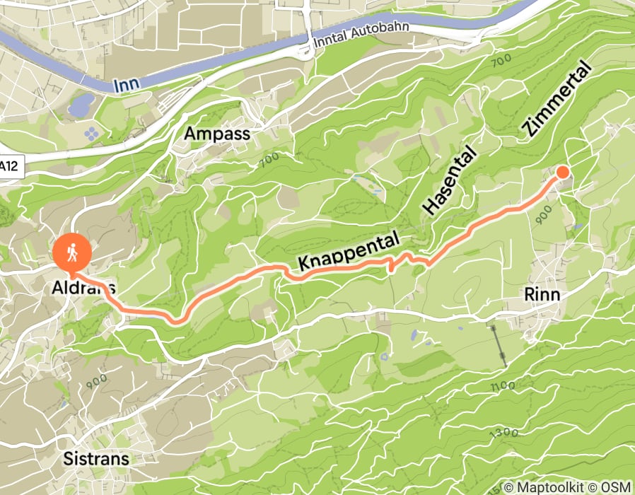 Karte der Tour