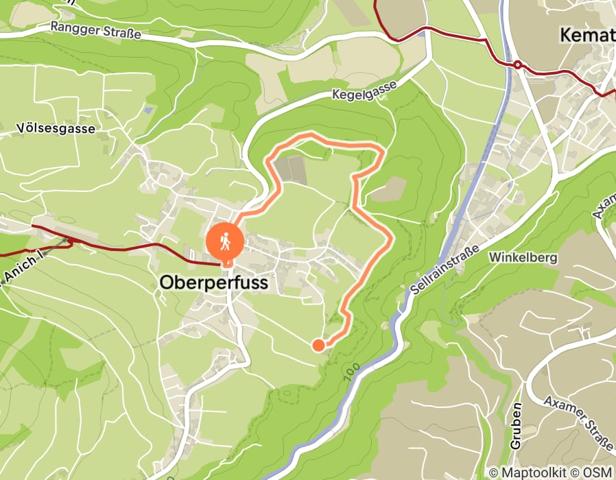 Karte der Tour