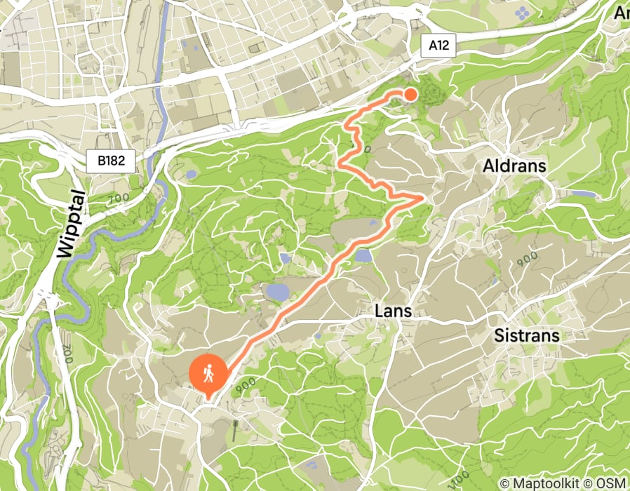 Karte der Tour