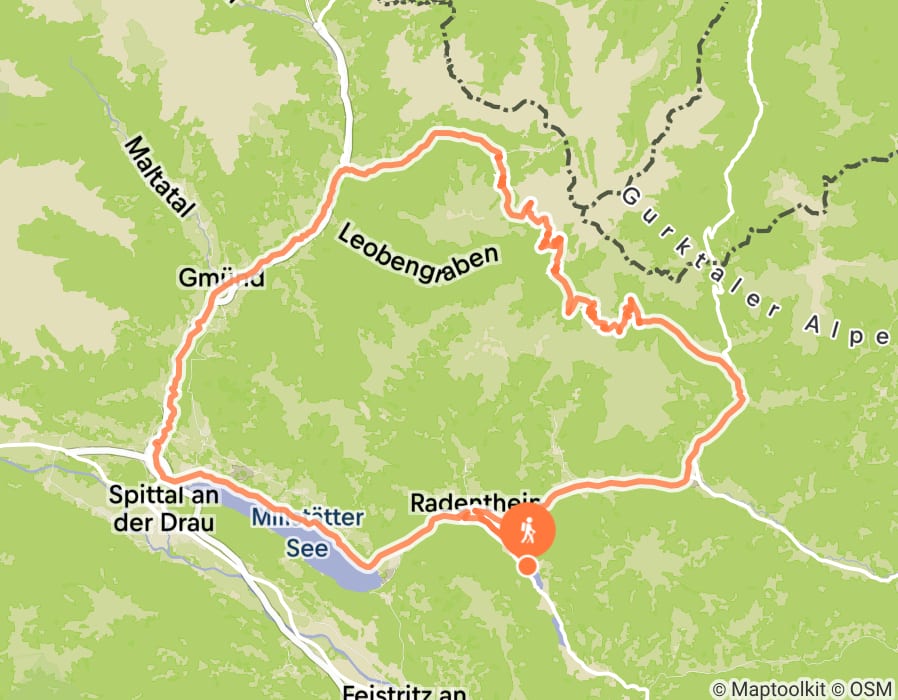 Karte der Tour