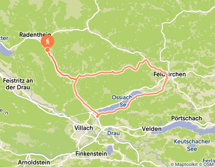 Karte der Tour